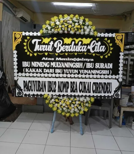 Papan Bunga Duka Cenang Songgom